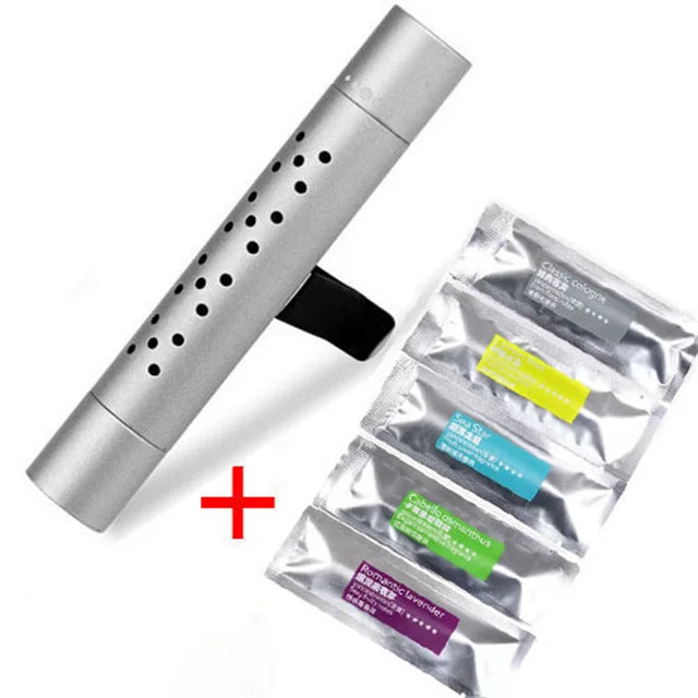Luvikno | AROMOVA Bilparfyme Klips | Langvarig naturlig duft med essensielle oljer | Justerbar ventilklips | Ingen lekkasje | For bil- og romluft