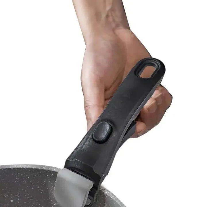 Luvikno | Flexigrip Avtakbar Universell Kjele Håndtak | Varmeresistent & Ergonomisk | For Panner & Kjeler | En-Hånds Betjening