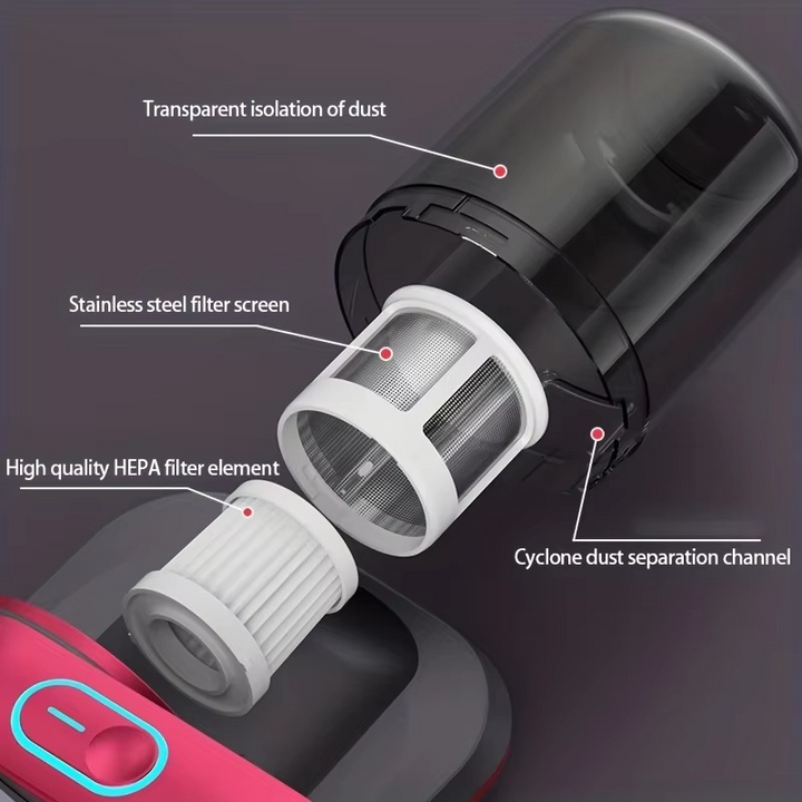 Ultimate kjæledyrhårfjerner - Trådløs håndholdt støvsuger for senger og møbler Luvikno