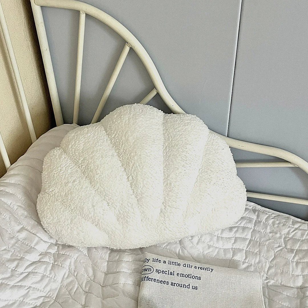 Pastell Shell Pute – Fluffy Bouclé Plush Putekledd | Luvikno