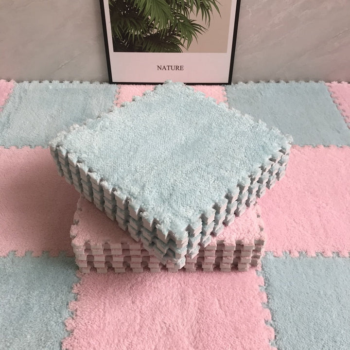 DIY Vinter Plush Puslespill Matte | Luvikno