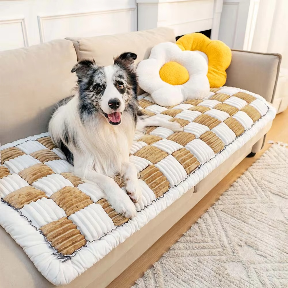 Varm Anti-Sklisikker Vaskbar Hundeseng Matte & Sofabeskyttelse Luvikno