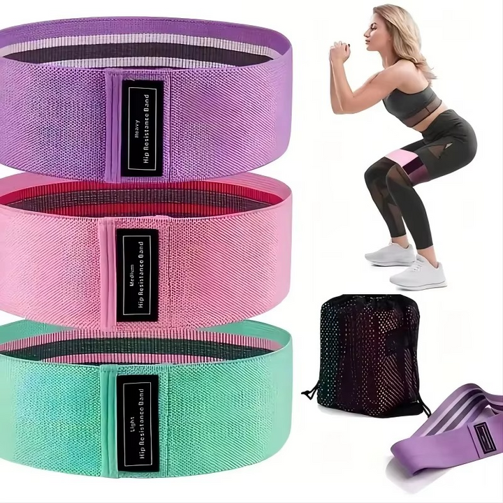 Elastiske motstandsband for styrke-, yoga- og pilatestreninger Luvikno