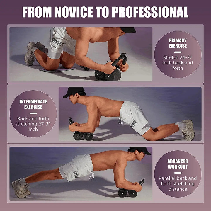 Abs Ignite - Avansert Ab Roller Trener Luvikno