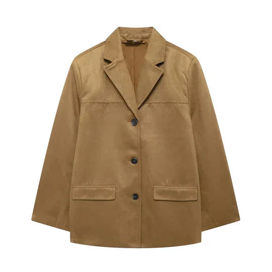 Luvik | Retro takki - Ruskea naisille