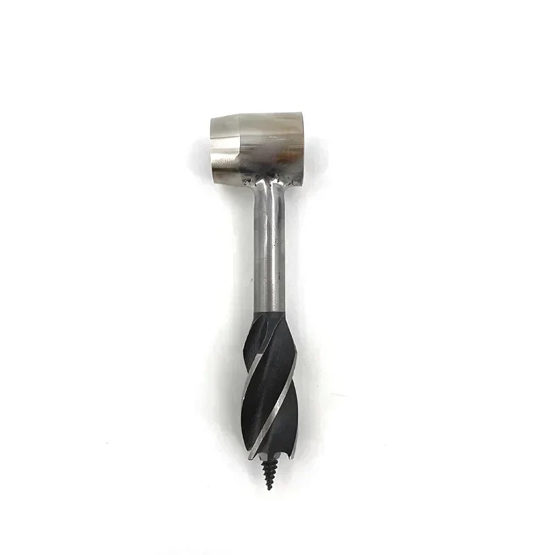Luvikno | Bushcraft Hånddrill FerroDrill | Utendørs Overlevelsesverktøy | Robust Karbonstål | 16,5 cm