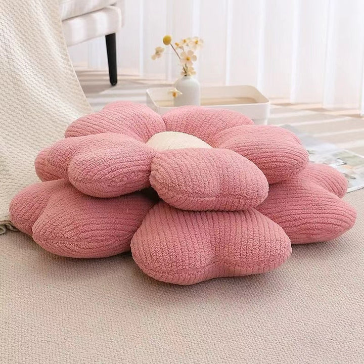 Fluffy Clover Flower Cushion | Luvikno