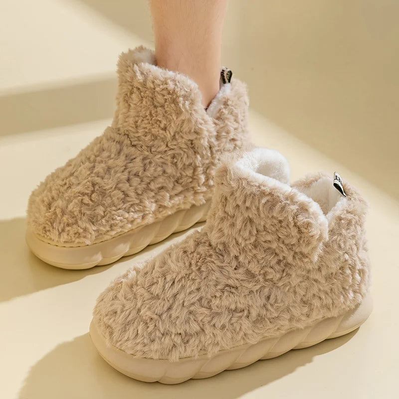Varme og koselige dameslippers for høst og vinter – Sklisikker, komfortable slippers for hjemmet og fritid | Luvikno