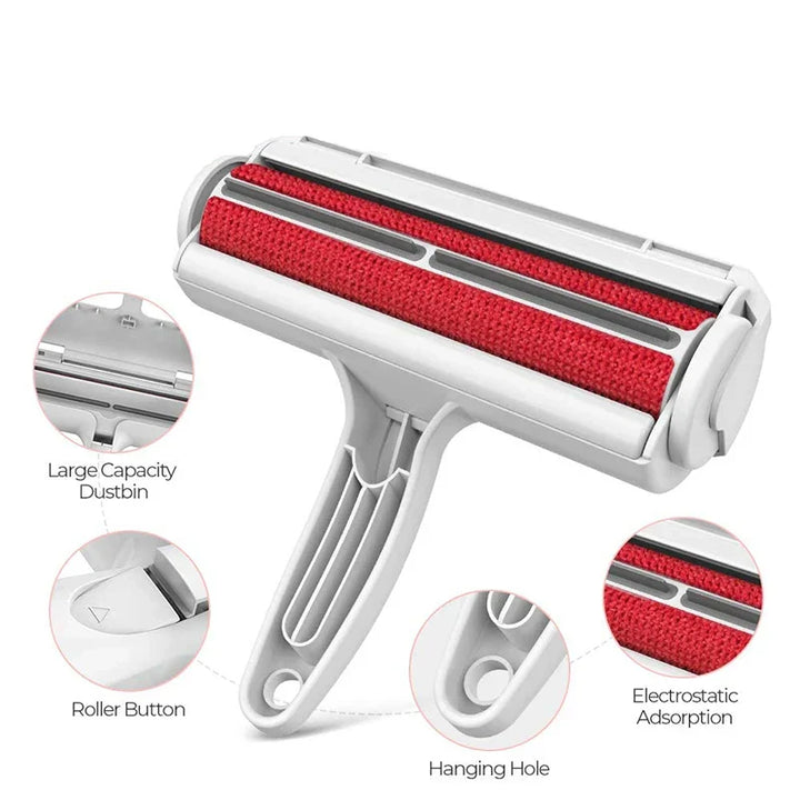 Luvikno | FellFixx Dyrehårfjerner | Gjenbrukbar Lint Roller | Ingen Elektrisitet & Lim | For Sofa, Klær & Bil