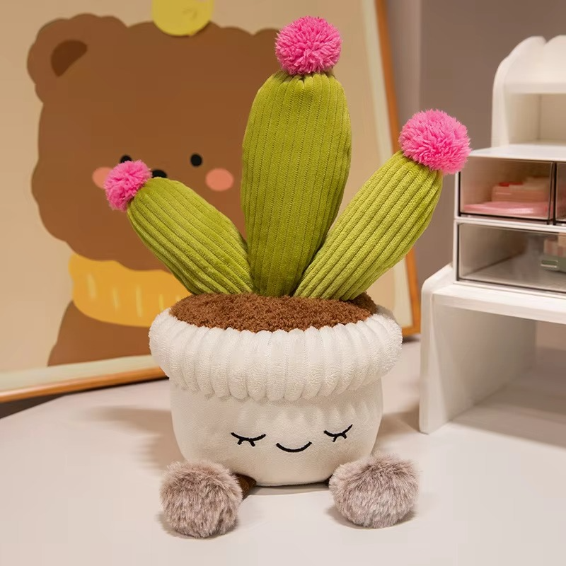 Charming Tulip Succulent Plush Toy Pillow for Birthday and Decor Luvikno
