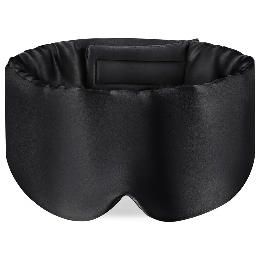 Luvikno | Silana DreamSil Søvnmaske laget av 100% Mulberry Silke | Lysblokkerende & Polstret | Supermyk & Pustende | For Reising, Søvn & Avslapning