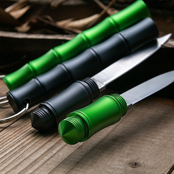 Bamboo Bærbar Selvdiffsjons Camping Kniv | Luvikno
