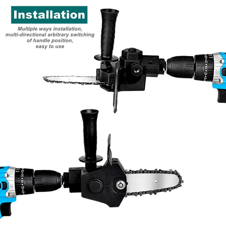 Luvikno | ChainTek - Universell Motorsag Borrkobling