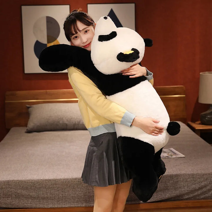 Giant Lazy Panda Soft Plush Toys | Luvikno