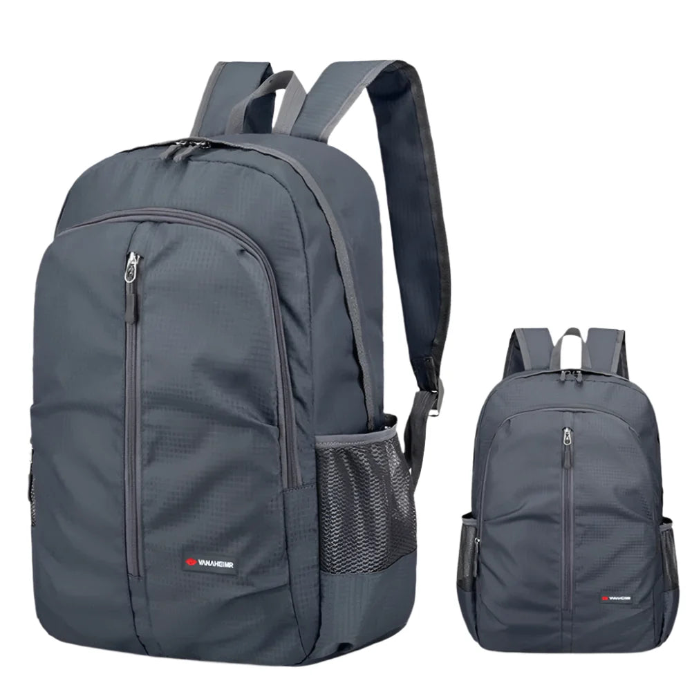 Luvikno | Trekparo Sammenleggbar Rygsekk | 30L Ultralett & Vanntett | For Fotturer, Camping & Reiser | Unisex Dagsekk