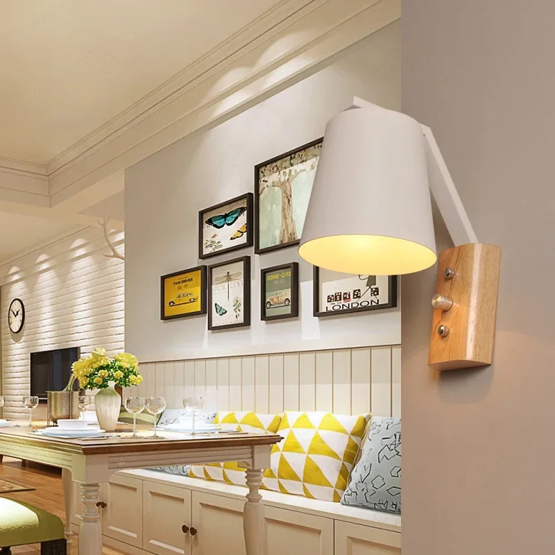 WoodGlow Light – LED Vegglampe for Soverom Luvikno