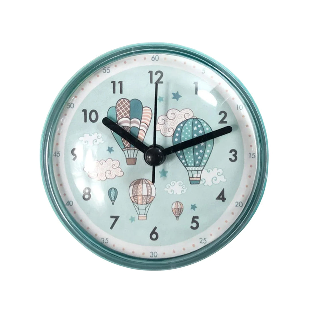 WaterProofClock – Kompakt Sugekopp Klokke for Bad Luvikno