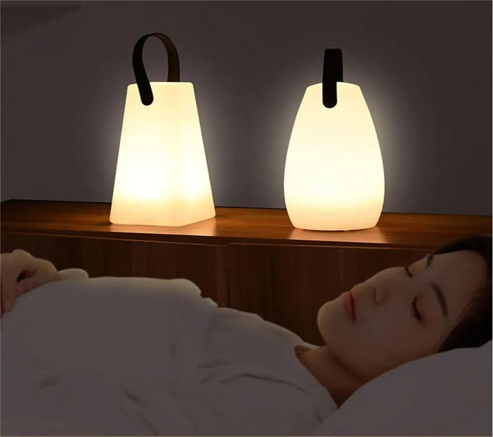 Luvikno | Mobil Vanntett Trådløs Lampe | Trådløs, Fargeforandrende & Ideell for Utendørs Camping og Hjemmeatmosfære