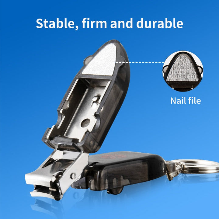 Stainless Steel Nail Clipper Keychain | Luvikno
