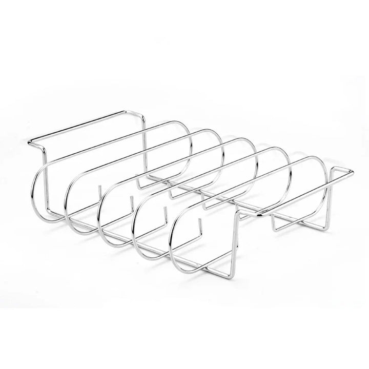Luvikno | Rib Holder GrillMeister Pro | For 4 Racks | Non-Stick Coated | For Gassgrill & Ovnen