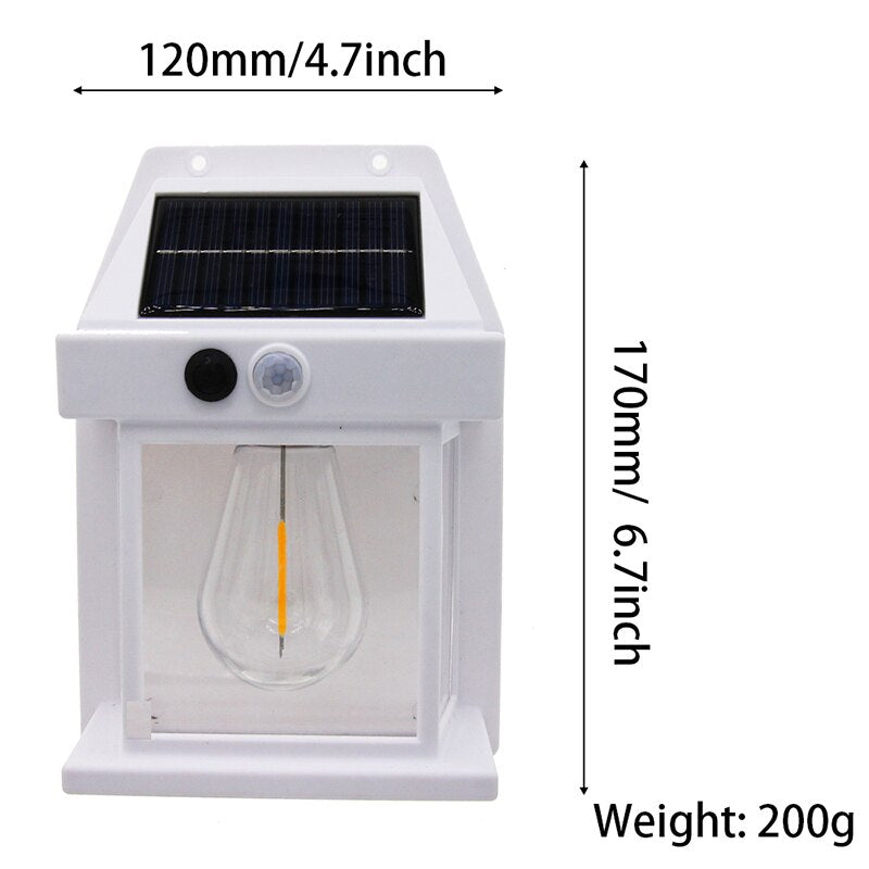 Solar LED Smart Energy Wall Lamp | Luvikno