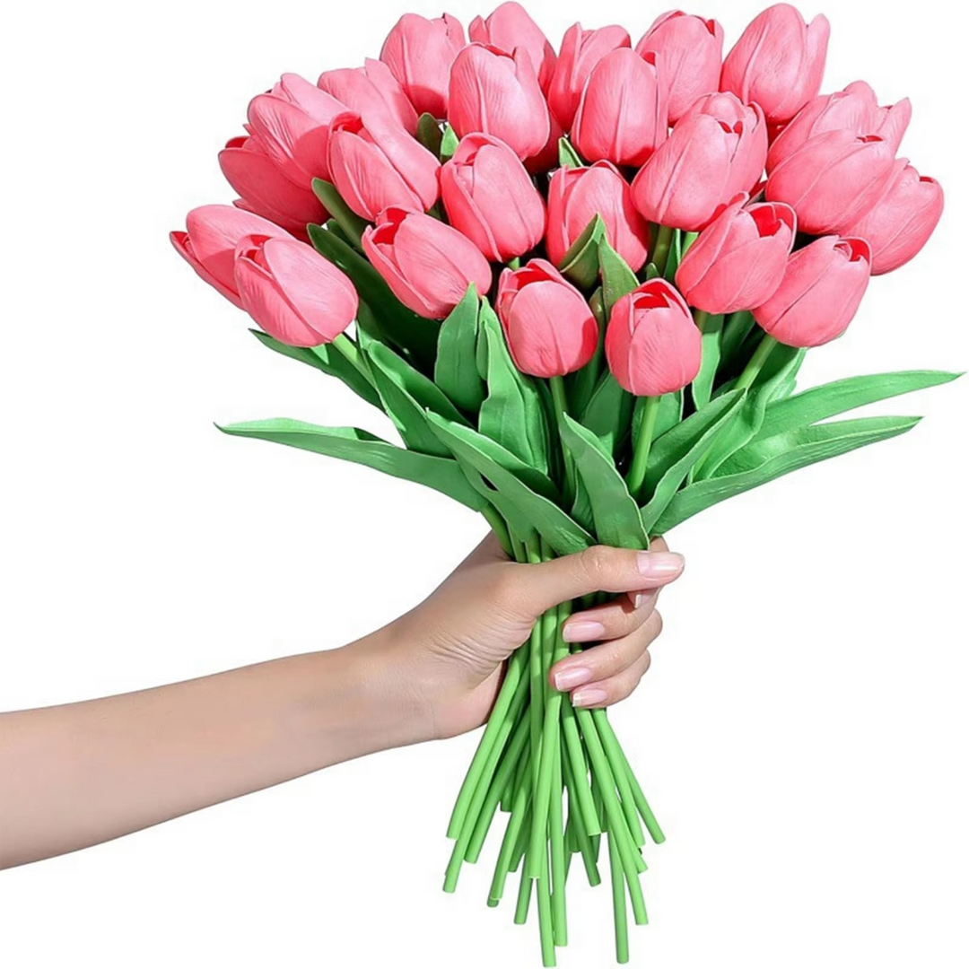 Livlig Vår Silke Blomsteroppsett - 10 Dels Sett Luvikno