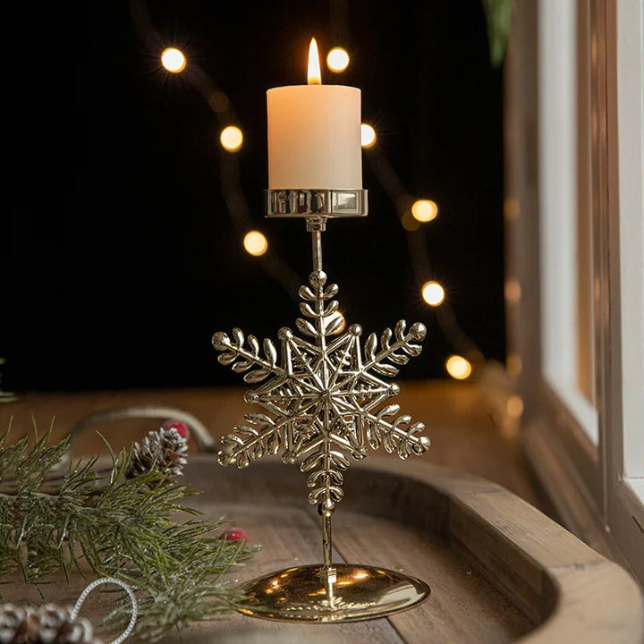 Julelysestaker - Stjerne- og juletredesign for festlig dekorasjon | Luvikno