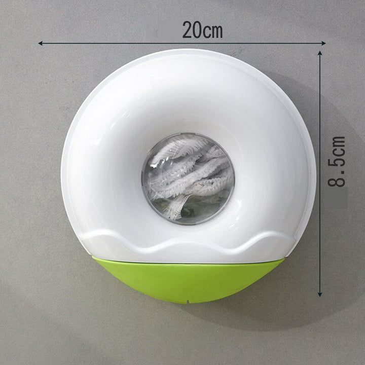 Selvheftende plastpose oppbevaringsdispenser | Luvikno