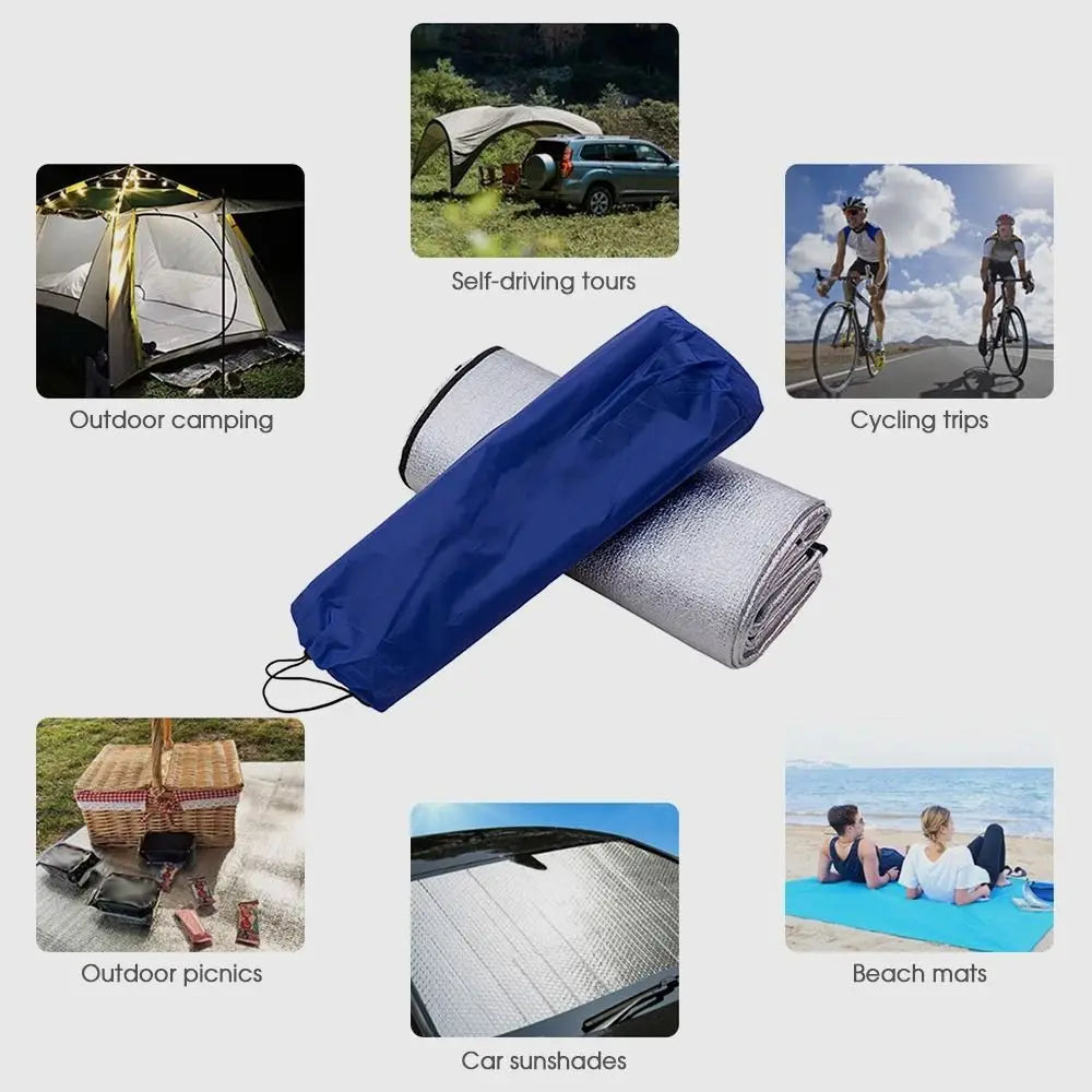 Luvikno | Liggeunderlag ThermaFoil Pro | Ultralytt & Vanntett | Varme Reflekterende | For Camping & Utendørs | 25 mm Tykk