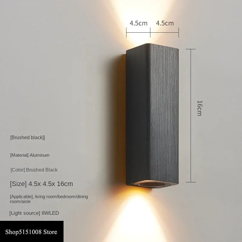 LumiGlow - Stillegående LED Vegglampe med Varme og Kjølige Lys | Luvikno