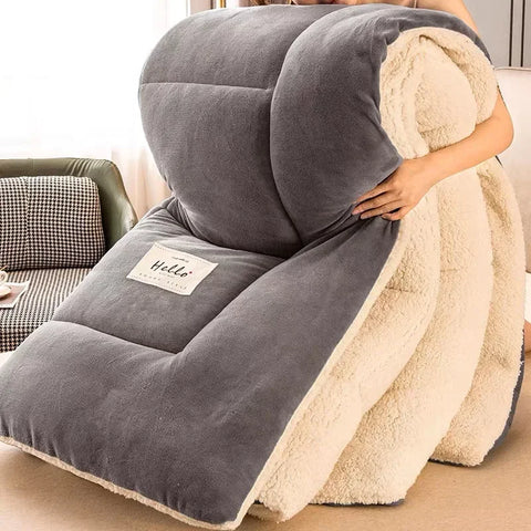 Ultimate Winter Comfort Blanket with Double-Layer Flannel Fleece | Luvikno