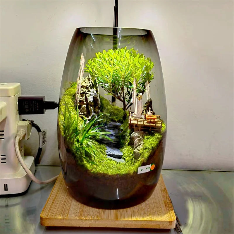 Moderne Mikro Scene Landskap Glass Vase | Luvikno
