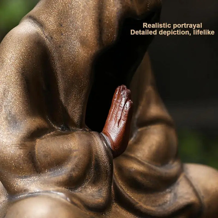 Meditativ Munk Røkelseholder