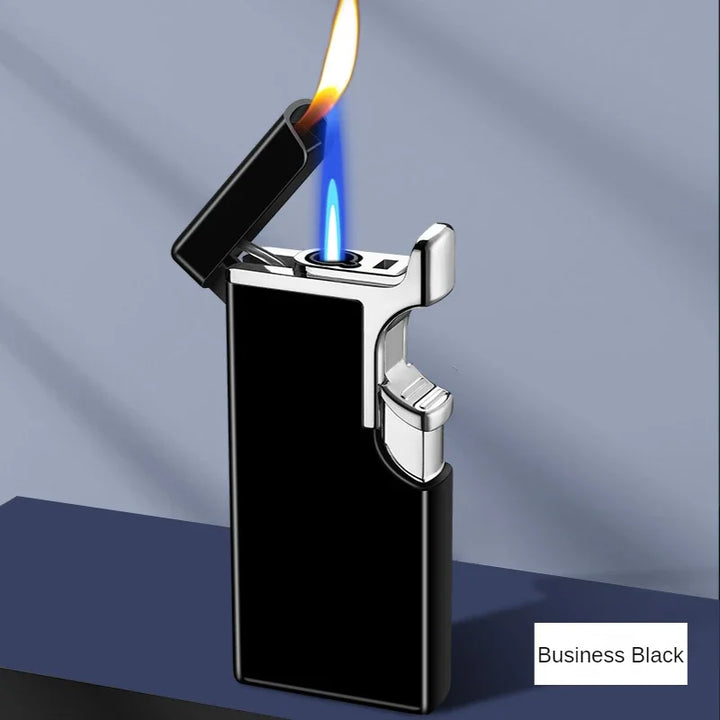 Metal Double Fire Jet Butane Lighter | Luvikno