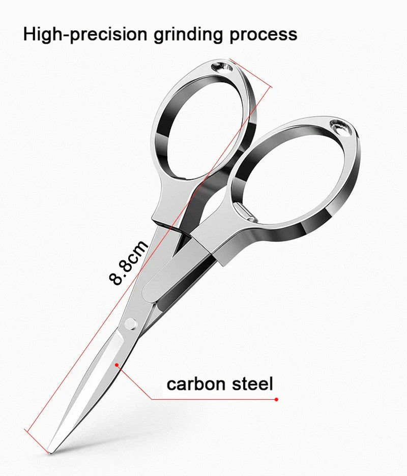 Mini Snip Rustfri Saks Nøkkelring | Luvikno