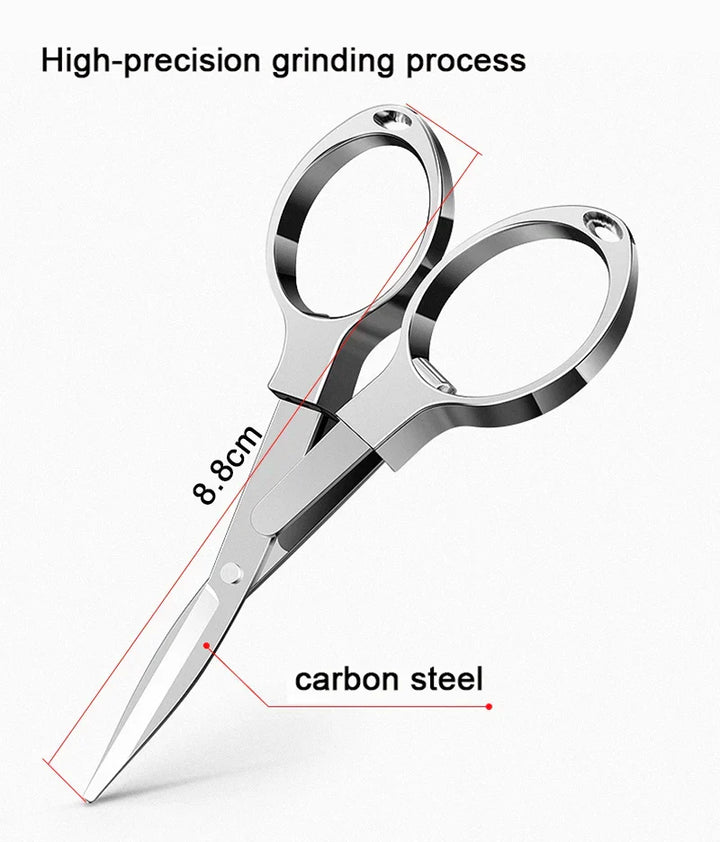 Mini Snip Rustfri Saks Nøkkelring | Luvikno