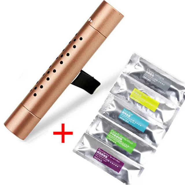 Luvikno | AROMOVA Bilparfyme Klips | Langvarig naturlig duft med essensielle oljer | Justerbar ventilklips | Ingen lekkasje | For bil- og romluft