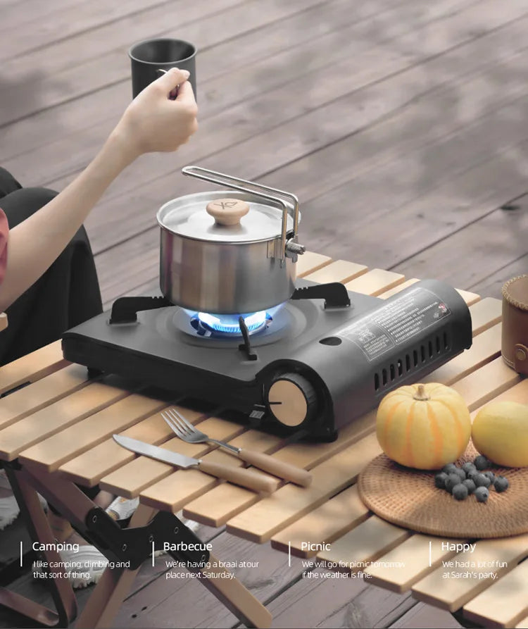 Camp Cuisine Mini Bærbar Gasskomfyr | Luvikno