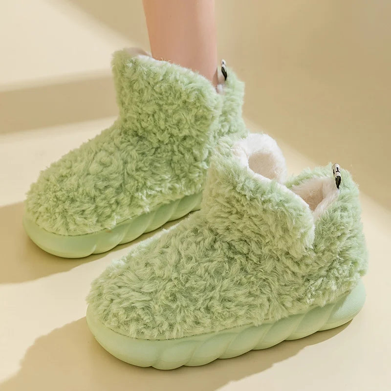 Varme og koselige dameslippers for høst og vinter – Sklisikker, komfortable slippers for hjemmet og fritid | Luvikno