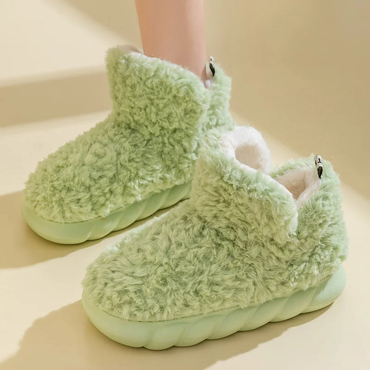 Varme og koselige dameslippers for høst og vinter – Sklisikker, komfortable slippers for hjemmet og fritid | Luvikno