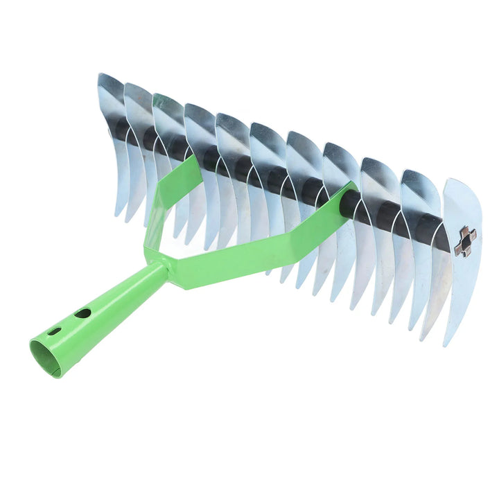 Luvikno | RasenPro Rake Head | Gress Scarifier Rustfritt Stål | Bøyd Tinner | For Mose, Blader & Jordpleie