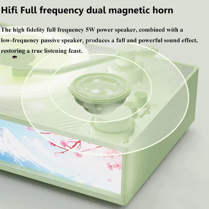 Vintage Design & LED Mood Lighting Wireless Aromatherapy Speaker | Luvikno