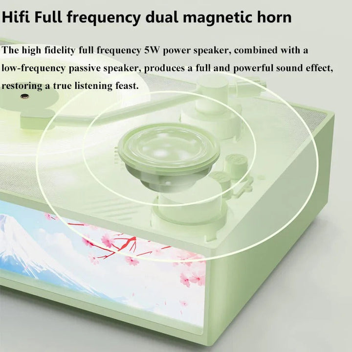 Vintage Design & LED Mood Lighting Wireless Aromatherapy Speaker | Luvikno