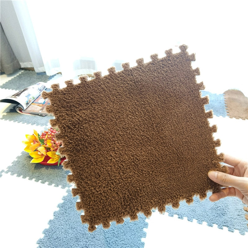 DIY Vinter Plush Puslespill Matte | Luvikno