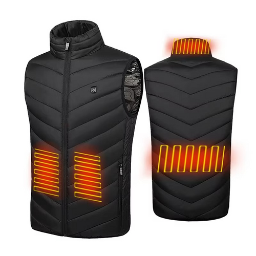 Unisex USB-drevet oppvarmet vest for friluftsentusiaster Luvikno