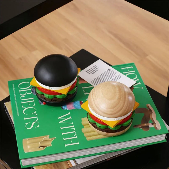 Roterende Tre Hamburger Dekorativ Kalender | Luvikno