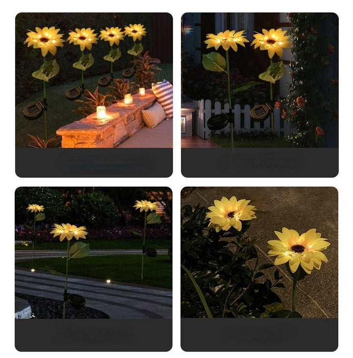 Solcellede Solsikkelys | Luvikno
