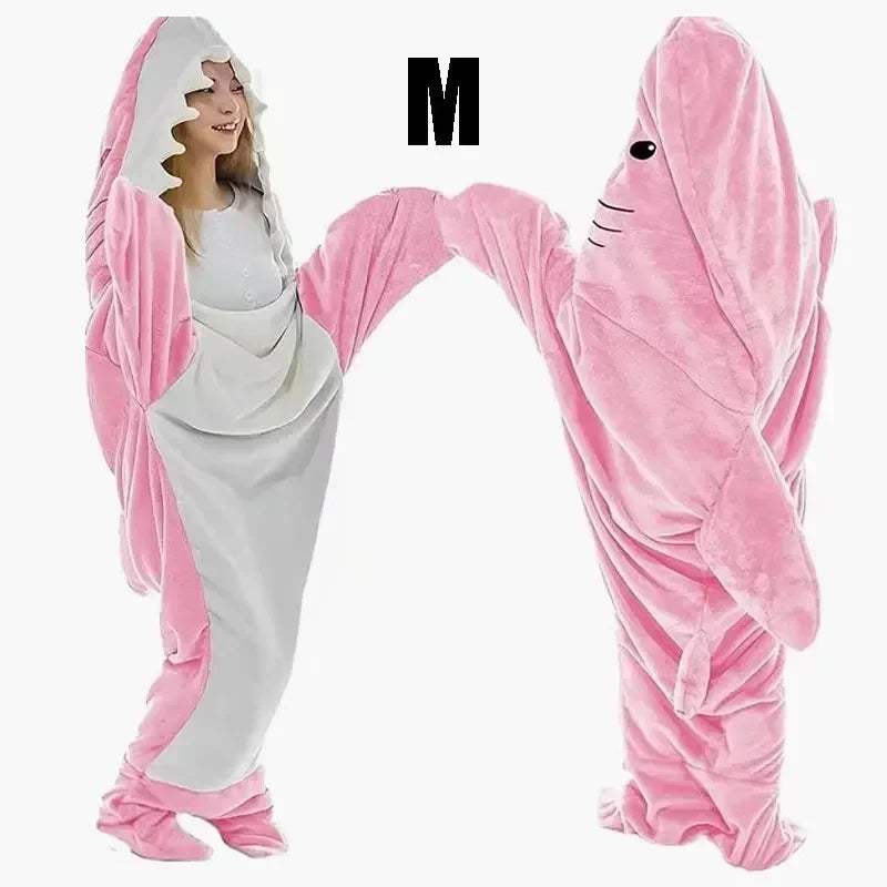 Snuggly Shark Koselig Hettegenser Epleteppe | Luvikno