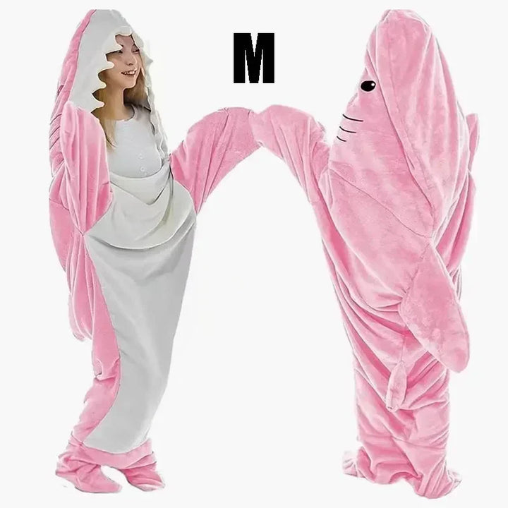 Snuggly Shark Koselig Hettegenser Epleteppe | Luvikno