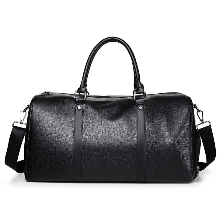 Luvikno | Reiseveske Ravemo Roadster | Retro sportveske laget av vanntett PU | 44×33×21 cm | For korte turer, trening & motorsykkelkjøring